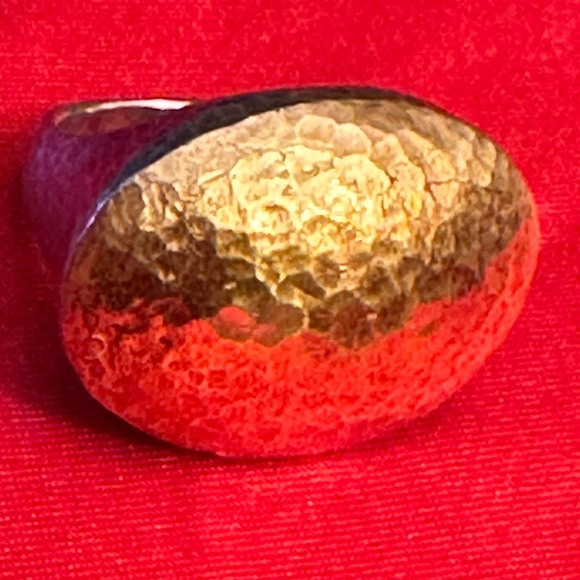 WOW POSHMARK - Authentic GURHAN 18K & Sterling Silver Hammered Supermodel Ring - Picture 14 of 16